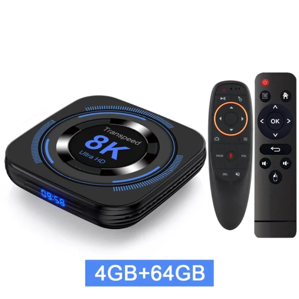 Transpeed Android 12 TV BOX Allwinner H618 Dual Wifi 32G64G Quad Core Cortex A53 Support 8K 4K BT Voice Media player Set top box - Image 12