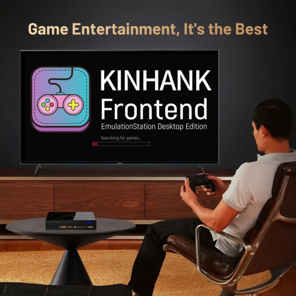Kinhank Super Console X5 PRO Retro Video Game Consoles Plug and Play 4T with 16000 Games for PS2/WII/SS/DC/N64 Android 12 TV Box - Image 2