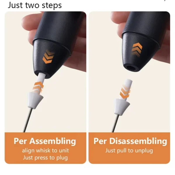 XIAOMI Electric Milk Frother Mini Handheld Wireless Powerful Type-C Rechargeable Convenience Coffee Milk Whipping Kitchen Whisks - Image 6