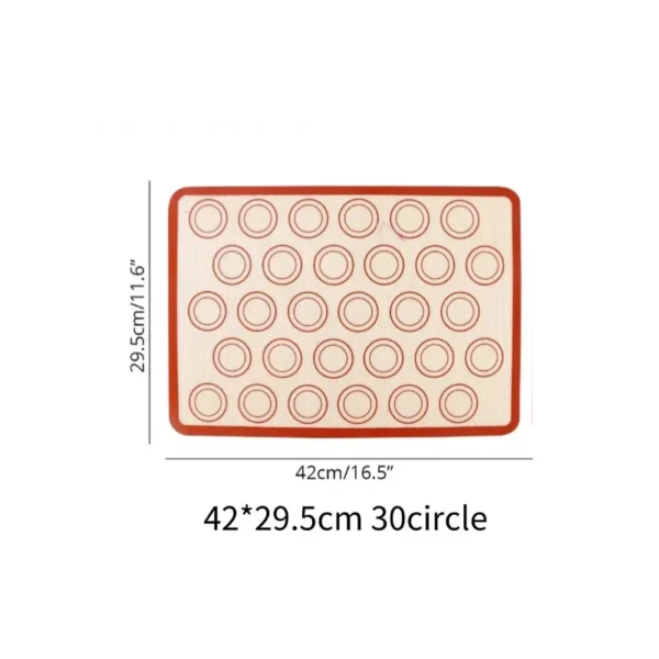 Silicone Baking Mat Kneading Pad Dough Mat Pizza Cake Dough Maker Kitchen Cooking Grill Non-Stick Gadgets Bakeware Pastry Mat - Image 20