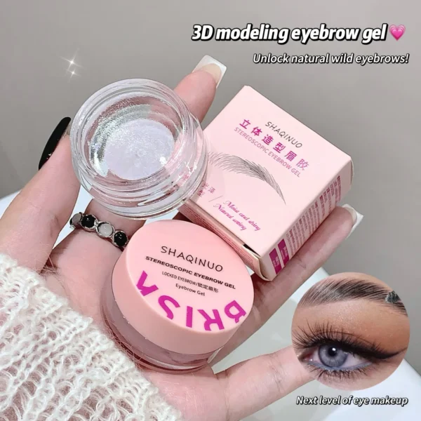 Three-dimensional Eyebrow Shaping Soap Eyebrow Gel Gel Texture Creates Natural Eyebrows Styling - Image 4