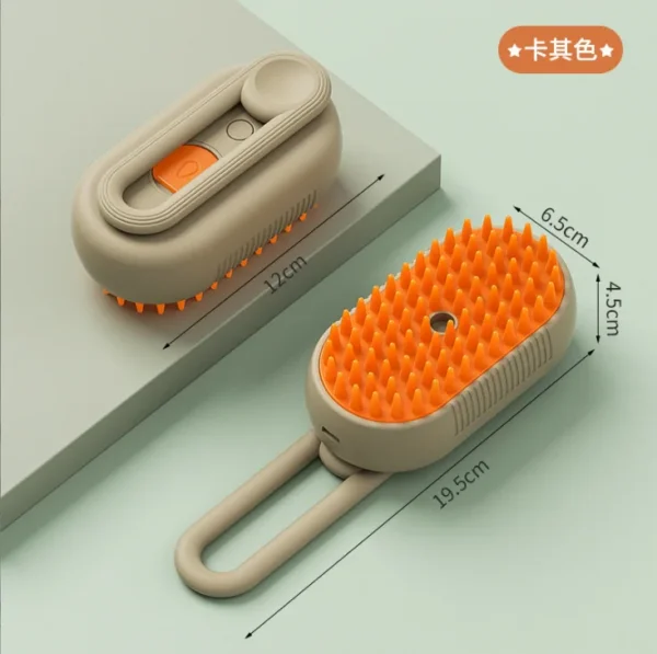 New Pet Spray Comb for Cats and Dogs Pet Electric Spray Hair Removal Comb One Key Spray Anti-Flying Massage Brush, Clean Massage - Image 7
