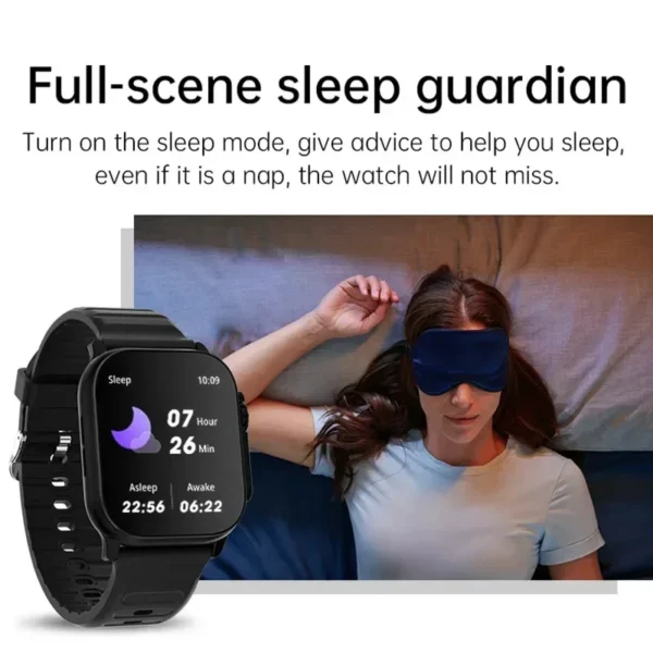 LAXASFIT T900Ultra Smartwatch Bluetooth Talk Smartwatch Message Alert Heart Rate Monitor Sports Watch for Android IOS Men Women - Image 6
