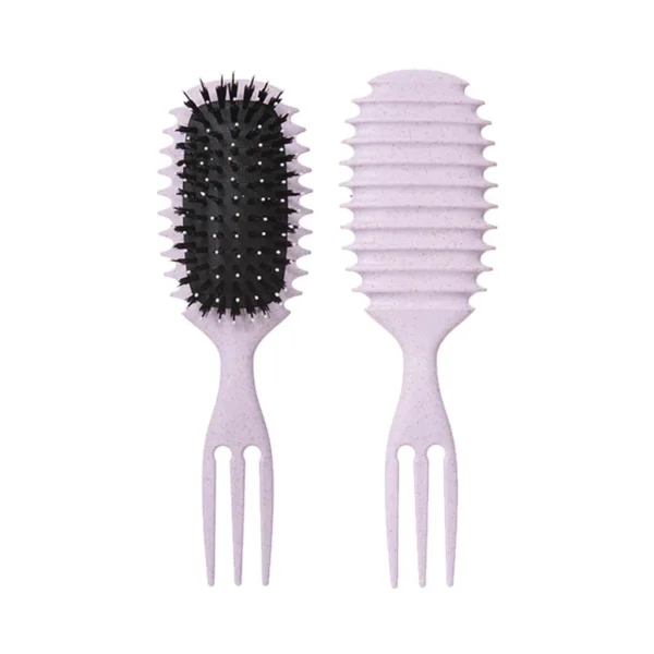 1PC Candy bursh Curly Hair Styling Brush: Defined Curls on Wet Hair- Nylon Bristles Detangling Volumizing Comb for All Hair Type - Image 8