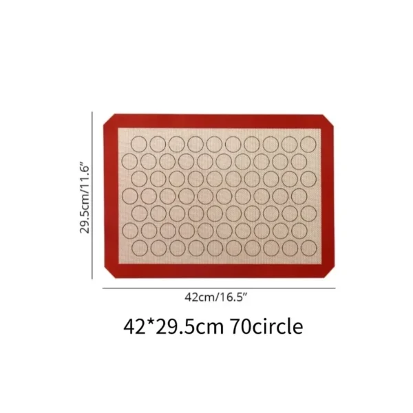 Silicone Baking Mat Kneading Pad Dough Mat Pizza Cake Dough Maker Kitchen Cooking Grill Non-Stick Gadgets Bakeware Pastry Mat - Image 21