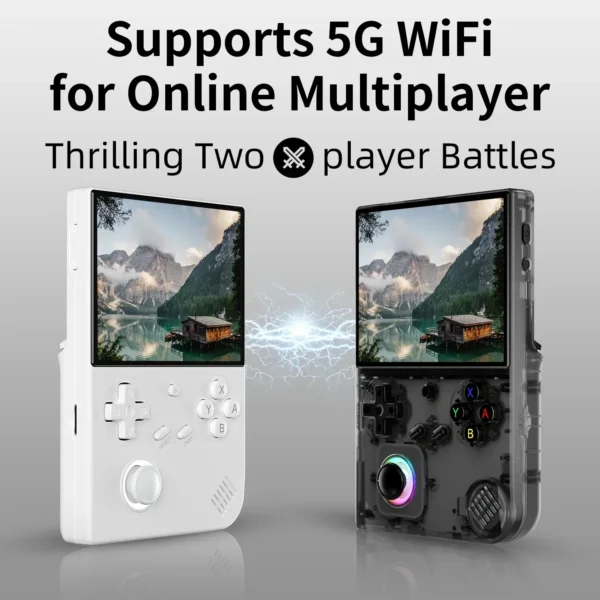ANBERNIC RG40XXV Handheld Game Console 4'' IPS Screen Video Output Joystick RGB lighting Effect Streaming RG 40XXV E-book Player - Image 6