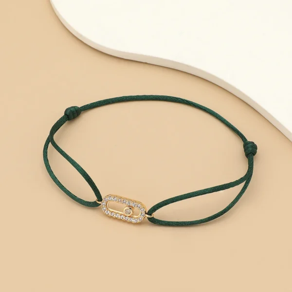 Adjusted Size Can Move Stone Multiple colors Rope Woven bracelet For Women And Men Fashion Jewelry 2024 New Bracelets Woman - Image 14