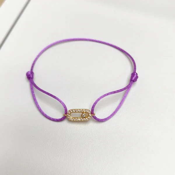 Adjusted Size Can Move Stone Multiple colors Rope Woven bracelet For Women And Men Fashion Jewelry 2024 New Bracelets Woman - Image 41