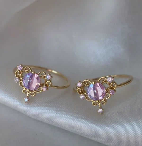 1pc New Y2K ins Cute Colorful Zircon Heart Flower Moon Butterfly For Women Girls Exquisite Fashion Jewelry Gifts - Image 49