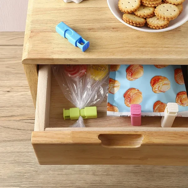 60-1Pcs Food Sealing Clips Bread Storage Bag Clips For Snack Wrap Bags Spring Clamp Reusable Kitchen Organization Sealing Clamp - Image 5