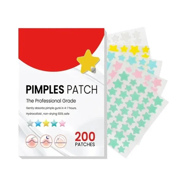 200pcs Repair Acne Patch Facial Skin Care Fade Blemishes Pimple Marks Closed Acne Blemishes Cover Acne Pimple Repair Patch - Image 2