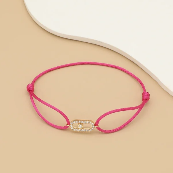 Adjusted Size Can Move Stone Multiple colors Rope Woven bracelet For Women And Men Fashion Jewelry 2024 New Bracelets Woman - Image 24