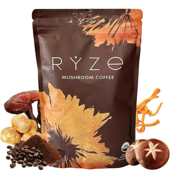 Organic Mushroom Coffee - Shiitake, Cordyceps, Supports Immune, Focus, Concentration, Stress, Digestion & Energy - 1 Pack - Image 7