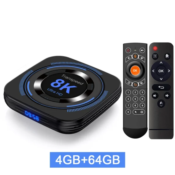 Transpeed Android 12 TV BOX Allwinner H618 Dual Wifi 32G64G Quad Core Cortex A53 Support 8K 4K BT Voice Media player Set top box - Image 11