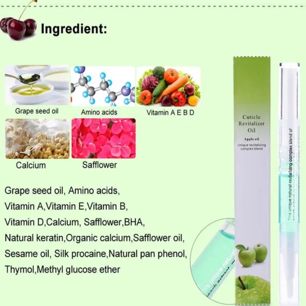 5ml Nail Nutrition Oil Pen Nail Treatment Pen 9 Smell Cuticle Revitalizer Oil Prevent Agnail Nail Gel Polish Nourish Skin pen - Image 5
