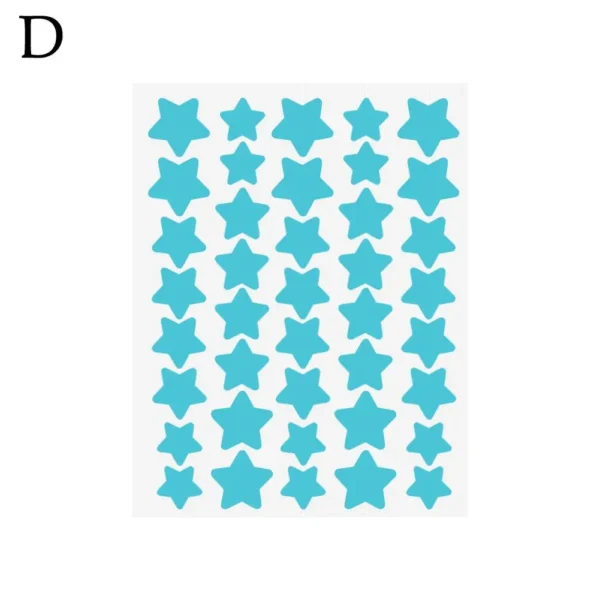 40pcs Colorful PE Pimple Patches Cute Star Shaped Pimple Cover Sticker Invisible Pimple Cover Removal Pimple Patch - Image 8